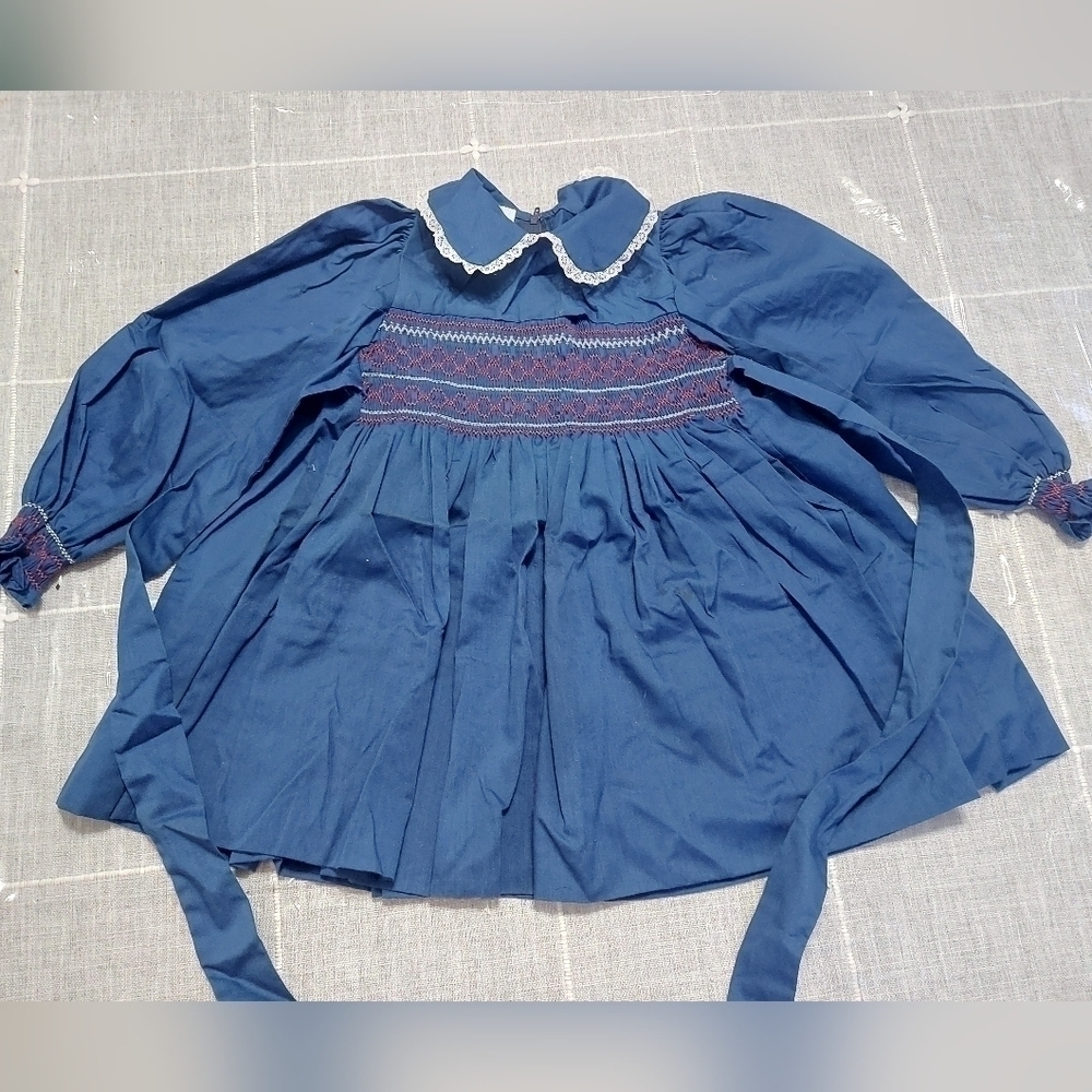 Vintage blue dress size 5t